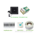 eas 8.2mhz rf anti-theft shoplifting square security label